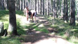 Nature erotic shooting in the forrest - part 1