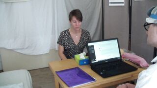 Masha at her raunchy exam once more - part 1