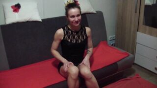 Fresh casting daybed - shy russian student wishes to earn wonderful cash