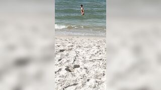 Smutty salute from the Baltic sea in Poland