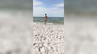 Smutty salute from the Baltic sea in Poland