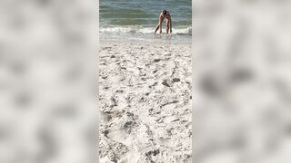 Smutty salute from the Baltic sea in Poland