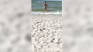 Smutty salute from the Baltic sea in Poland