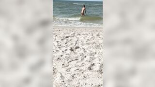 Smutty salute from the Baltic sea in Poland