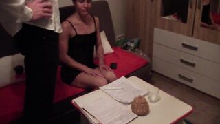 Russian schoolgirl drilled by teacher afresh