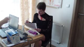 Fresh specific gyno-climax exam with Lisa