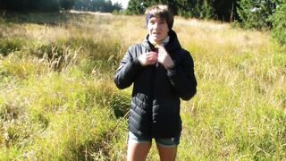 Public sex casting in the mountain - 1