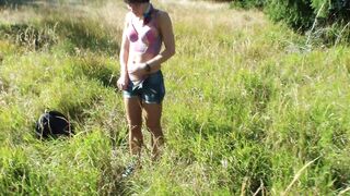 Public sex casting in the mountain - 1