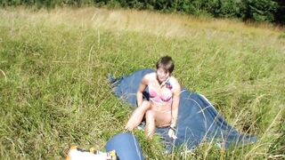 Public sex casting in the mountain - 1