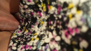 A Stranger rubbed me hard in the public educate. Slipped in and cum inside me. We nearly got Caught