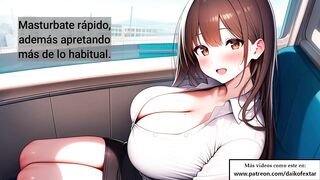 Manga Dream - Spanish Audio. A breasty stranger craves to masturbate u on the bus.