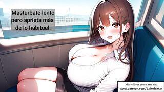 Manga Dream - Spanish Audio. A breasty stranger craves to masturbate u on the bus.