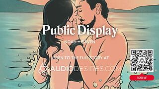 Risky Public Sex with Girlfriend at the Beach - Foreplay & Fingering - ASMR Porn Audio Roleplay Story