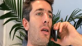 Gorgeous large titties golden-haired masturbating snatch licking butt screwing...cum in throat