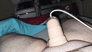 Using my sucking, vibrating cock pump flesh light. I came so hard for u.