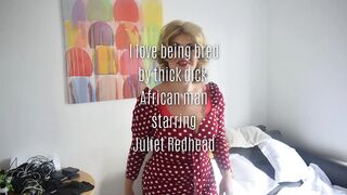 I Love Being Bred by a Thick Weenie Afro Stud Starring Juliet Redhead