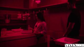 VIXEN Small Cutie Daisy Pheonix Has The Meaty Climax During Ardent Sex