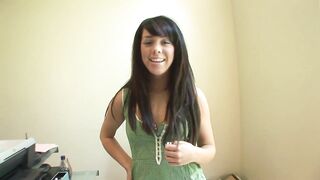 Cute hot teen eats 2 biggest knobs