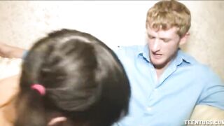 Wicked Babysitter Jerks Off Her Boss