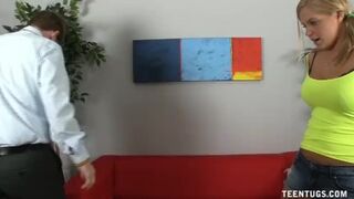 Topless Teen Tugjob