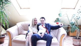 Andrea Dipre has pleasure with a youthful golden-haired doggy style screwed