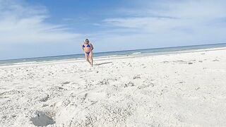 walking to the beach