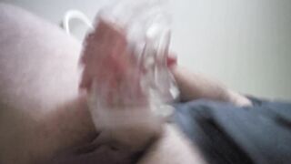 Up close and personal raw movie scene with jizz flow and groaning I'm thinking of u