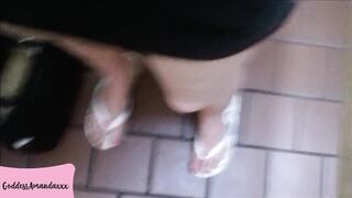 Worship Bitch goddess Feet My Thrall Doggie Whilst I’m on the Lavatory