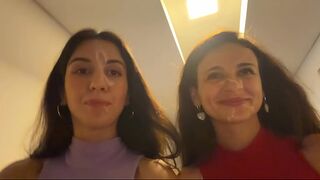 2 neighbors asked me to cum on their faces and went for a walk outside with cum on their faces