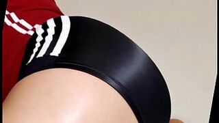 Miss Deane Traning in Spandex Shorts