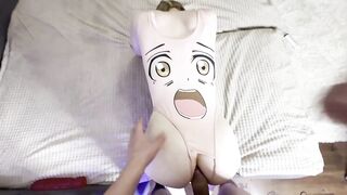 Her 1st anal. 1st anal filming. Preparing for anal.