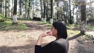 Conociendo una reserva natural termino follando con mi novia al aire libre/ teresa ferrer