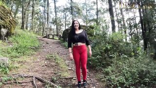 Conociendo una reserva natural termino follando con mi novia al aire libre/ teresa ferrer