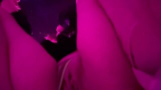 European Stepmom Artemisia Love flashing her bald moist snatch close up sesh