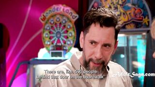 Stepdad and Stepdaughter Seize Their Alone Time at the Arcade