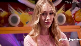 Stepdad and Stepdaughter Seize Their Alone Time at the Arcade