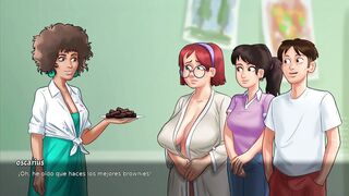 Agreeable stepsister in the washroom exposed taboo - summertume saga