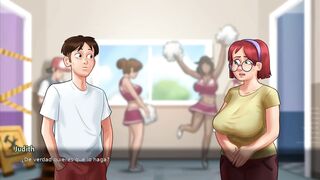 Agreeable stepsister in the washroom exposed taboo - summertume saga