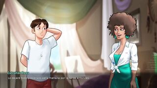 Agreeable stepsister in the washroom exposed taboo - summertume saga