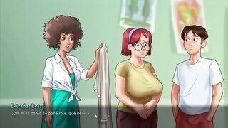 Agreeable stepsister in the washroom exposed taboo - summertume saga