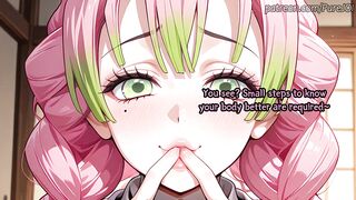 Fall in love with your 1st climax and Mitsuri Kanroji (Gentle JOI)