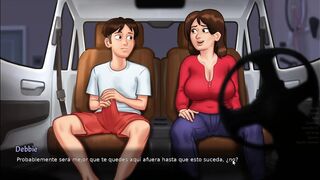 Hawt Kisses In The Car With My Stepmom Alone - Summer Time Saga