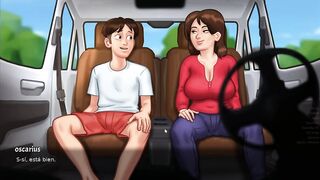 Hawt Kisses In The Car With My Stepmom Alone - Summer Time Saga