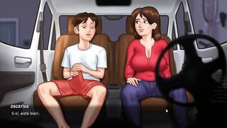 Hawt Kisses In The Car With My Stepmom Alone - Summer Time Saga