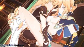 Genshin Impact Jean has sexy sex in her office