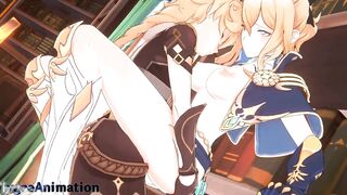 Genshin Impact Jean has sexy sex in her office