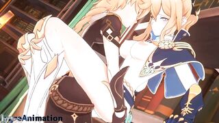 Genshin Impact Jean has sexy sex in her office