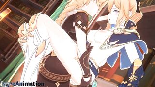 Genshin Impact Jean has sexy sex in her office