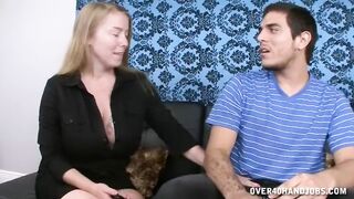 Concupiscent mother I'd like to fuck Jerking A Youthful Man