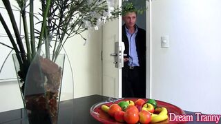 Large Booty Tgirl Nicolly Pantoja Gets Eaten Out and Screwed